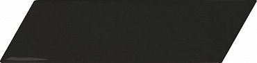 Керамическая плитка Chevron Wall Black Matt Left 18,6Xx5,2 купить в интернет магазине Artisan.ru