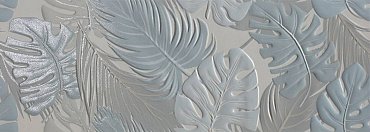 Керамическая плитка Palette Leaves Cold 32x90 купить в интернет магазине Artisan.ru