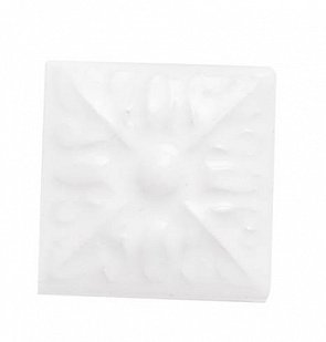 Керамическая плитка Taco Relieve Flor Nº 2 Snow Cap 3 X 3 купить в интернет магазине Artisan.ru