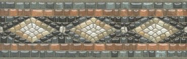 Керамическая плитка Стемма 20x6.3 HGD/A435/5009 купить в интернет магазине Artisan.ru