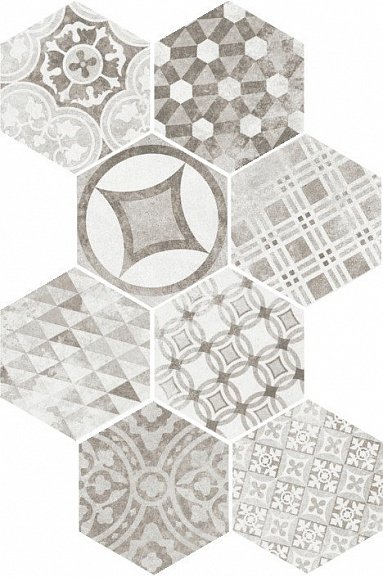 Керамогранит 22099 Equipe Hexatile Cement 17.5x20