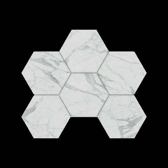 Керамогранит Мозаика Mosaic/MN01_NS/25x28.5/Hexagon Estima Montis 25x28.5