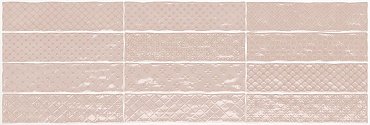 Керамическая плитка Music Rosa Decor 7.5x30 купить в интернет магазине Artisan.ru
