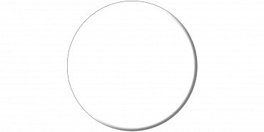 CO4.43/WHT Круглая полка Cono/Коно встраиваемая 43,1, белая глянцевая купить в интернет магазине Artisan.ru