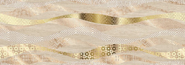 Керамическая плитка Trevi Decor Beige Onda 25.1x70.9 587662001 купить в интернет магазине Artisan.ru