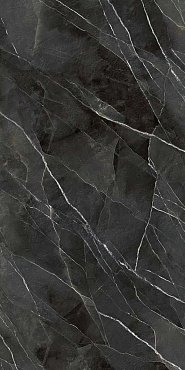 Laminam Diamond Calacatta Black Bocciardato Book Match Face A 162x324 5.6мм купить в интернет магазине Artisan.ru