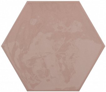 Керамическая плитка Kane Hexagon Pink 16x18 купить в интернет магазине Artisan.ru