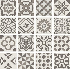 Декор Antigua Dec Gris 20X20 купить в интернет магазине Artisan.ru