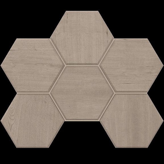 Керамогранит Мозаика Mosaic/CW01_NR/25x28.5/Hexagon Estima Classic Wood 25x28.5
