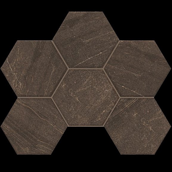 Керамогранит Мозаика Mosaic/GB04_NR/25x28.5/Hexagon Estima Gabbro 25x28.5
