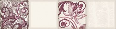 Керамическая плитка Faenza Wine Ornament Frise 3 15.6x63 586842005 купить в интернет магазине Artisan.ru