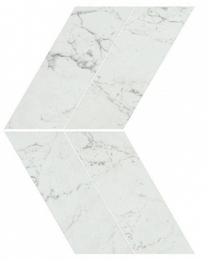 Marvel Carrara Pure Chevron Lappato купить в интернет магазине Artisan.ru
