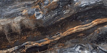 Керамогранит Lawa Nero Polished 75x150 N20338 купить в интернет магазине Artisan.ru