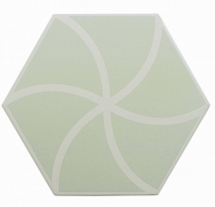 Керамогранит Fancy Waves Mint 20X23 купить в интернет магазине Artisan.ru
