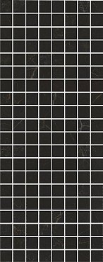 Керамическая плитка Алькала черный мозаичный 20x50 MM7204 купить в интернет магазине Artisan.ru
