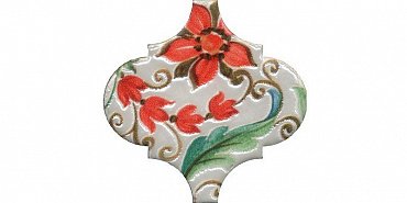 VT/A577/65000 Арабески Тоскана 1 глянцевый 6,5x6,5x0,7 керам.декор купить в интернет магазине Artisan.ru