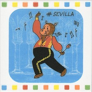 Керамическая плитка Большое путешествие Seville 20x20 NT/A266/5009 купить в интернет магазине Artisan.ru