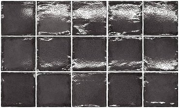 Керамическая плитка Altea Black 10X10 купить в интернет магазине Artisan.ru