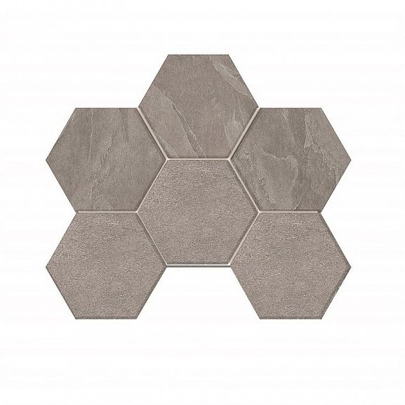 Керамогранит Мозаика Mosaic/LN02_NS/TE02_NS/25x28.5/Hexagon Estima Luna 25x28.5