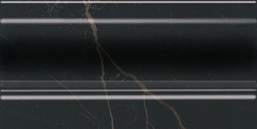 Керамическая плитка Плинтус Алькала черный 20x10 FMD017 купить в интернет магазине Artisan.ru