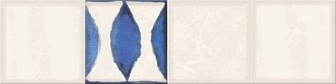 Керамическая плитка Faenza Cobalt Flor Frise 1 15.6x63 586832001 купить в интернет магазине Artisan.ru