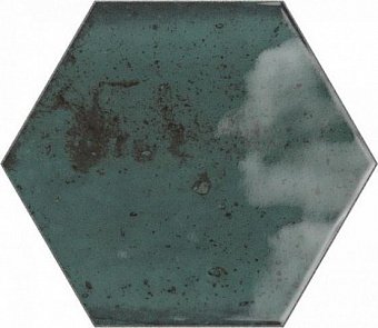 Керамическая Керамическая плитка Hope Hex Blue Glossy 15X17,3 купить в интернет магазине Artisan.ru
