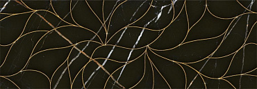 Керамическая плитка Black&Gold Struttura Decor 24.2x70 588112002 купить в интернет магазине Artisan.ru