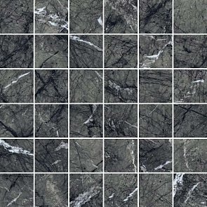 Coliseumgres Uffizi Black Mosaico 30x30 купить в интернет магазине Artisan.ru