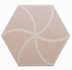 Керамогранит Fancy Waves Pink 20X23 купить в интернет магазине Artisan.ru