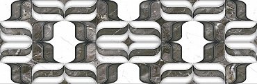 Керамическая плитка Estatuario Dec Damasc 33x100 купить в интернет магазине Artisan.ru