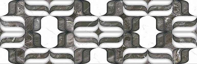 Керамическая плитка 1196.80 Click Ceramica Estatuario-Nero 33x100