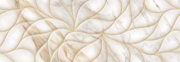 Керамическая плитка Calacatta Oro Struttura Decor 24.2x70 588182001 купить в интернет магазине Artisan.ru