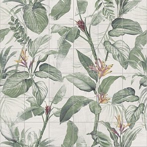 Керамогранит Mural Spring Leaves 120x120 (Комплект Из 36шт 20x20) PT03224 купить в интернет магазине Artisan.ru