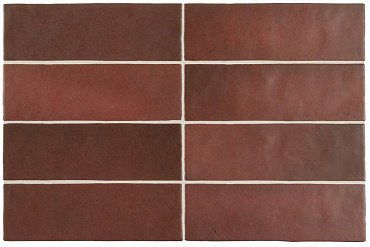Керамическая плитка Magma Burgundy 6,5X20 купить в интернет магазине Artisan.ru