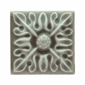 Керамическая плитка Taco Relieve Flor Nº 2 Eucalyptus 3 X 3 купить в интернет магазине Artisan.ru