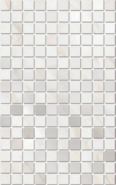 Керамическая плитка Гран Пале белый мозаичный 25x40 MM6359 купить в интернет магазине Artisan.ru