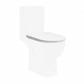 BG.Pro.seat.01/WHT Сиденье Buongiorno Pro/Бонджорно Про для унитаза, белое глянцевое купить в интернет магазине Artisan.ru