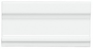 Керамическая плитка Cornisa Clasica Blanco Z 7.5 X 15 купить в интернет магазине Artisan.ru
