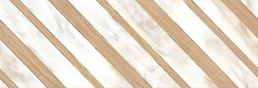 Керамическая плитка Calacatta Oro Chevron 24.2x70 587882001 купить в интернет магазине Artisan.ru