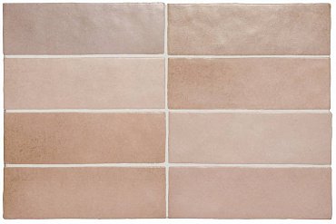 Керамическая плитка Magma Coral Pink 6,5X20 купить в интернет магазине Artisan.ru