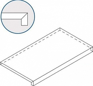 Авангард Блэк 33x120 фронтальная купить в интернет магазине Artisan.ru