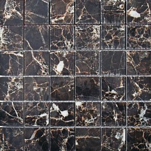 Керамогранит Mosaico Emperador Nuovo Polished 5x5 30x30 N20359 купить в интернет магазине Artisan.ru