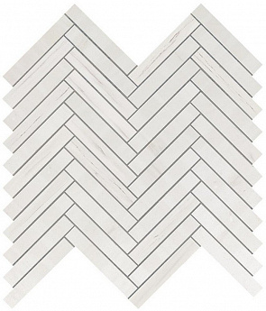 Marvel Bianco Dolomite Herringbone Wall купить в интернет магазине Artisan.ru