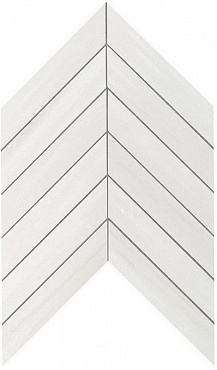Marvel Bianco Dolomite Chevron Wall купить в интернет магазине Artisan.ru