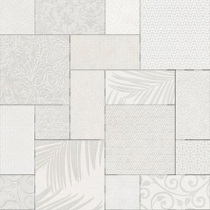 HGD/A572/17x/11037R Панно Тассо белый матовый обрезной 60x60x0,9 купить в интернет магазине Artisan.ru