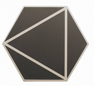 Керамогранит Fancy Lines Graphite 20X23 купить в интернет магазине Artisan.ru