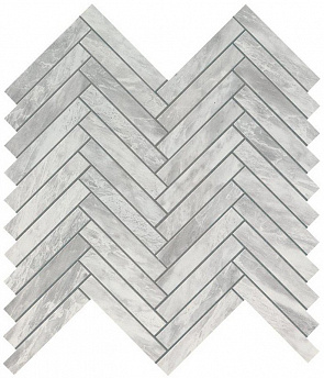 Marvel Bardiglio Grey Herringbone Wall купить в интернет магазине Artisan.ru