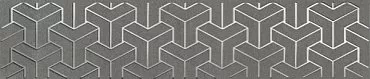 Керамическая плитка Ломбардиа серый темный 25x5.4 AD/C569/6399 купить в интернет магазине Artisan.ru